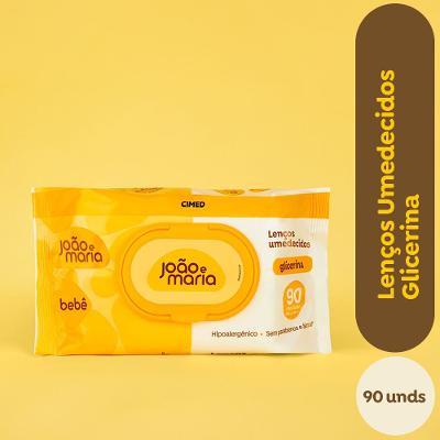 Lenço Umedecido com Fragrância João e Maria 90 Unidades