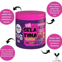 Gelatina Modeladora Salon Line Kids To de Cachos Uva 550g - 3