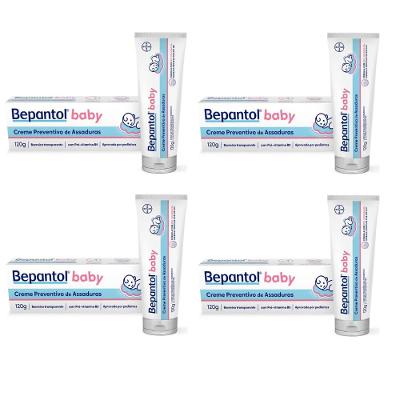 Kit 4 Creme para Assaduras Bepantol Baby 120g Cada