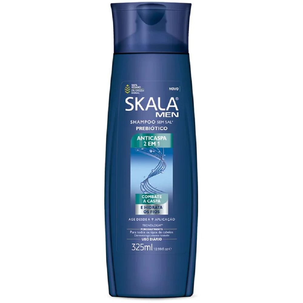 Shampoo Skala Men Anticaspa 2 em 1 com 325ml - 1