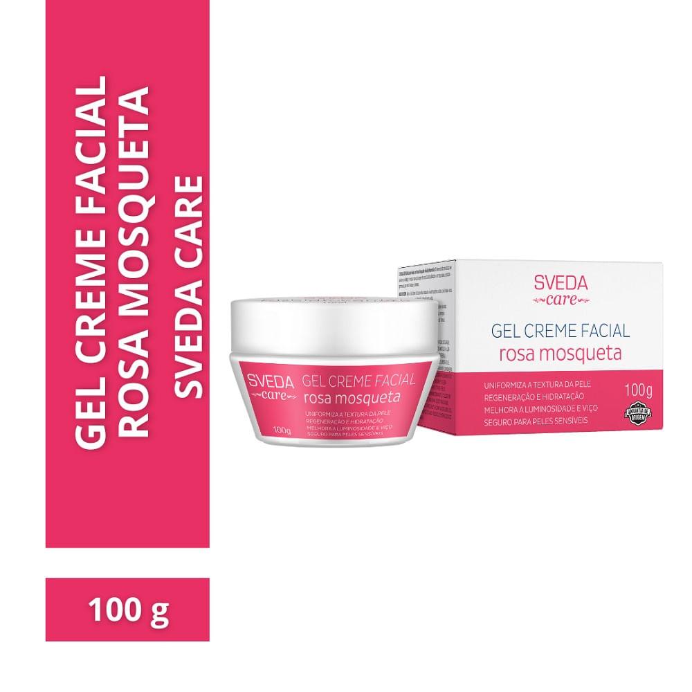 Gel Creme Facial Rosa Mosqueta Sveda Care 100g - 2