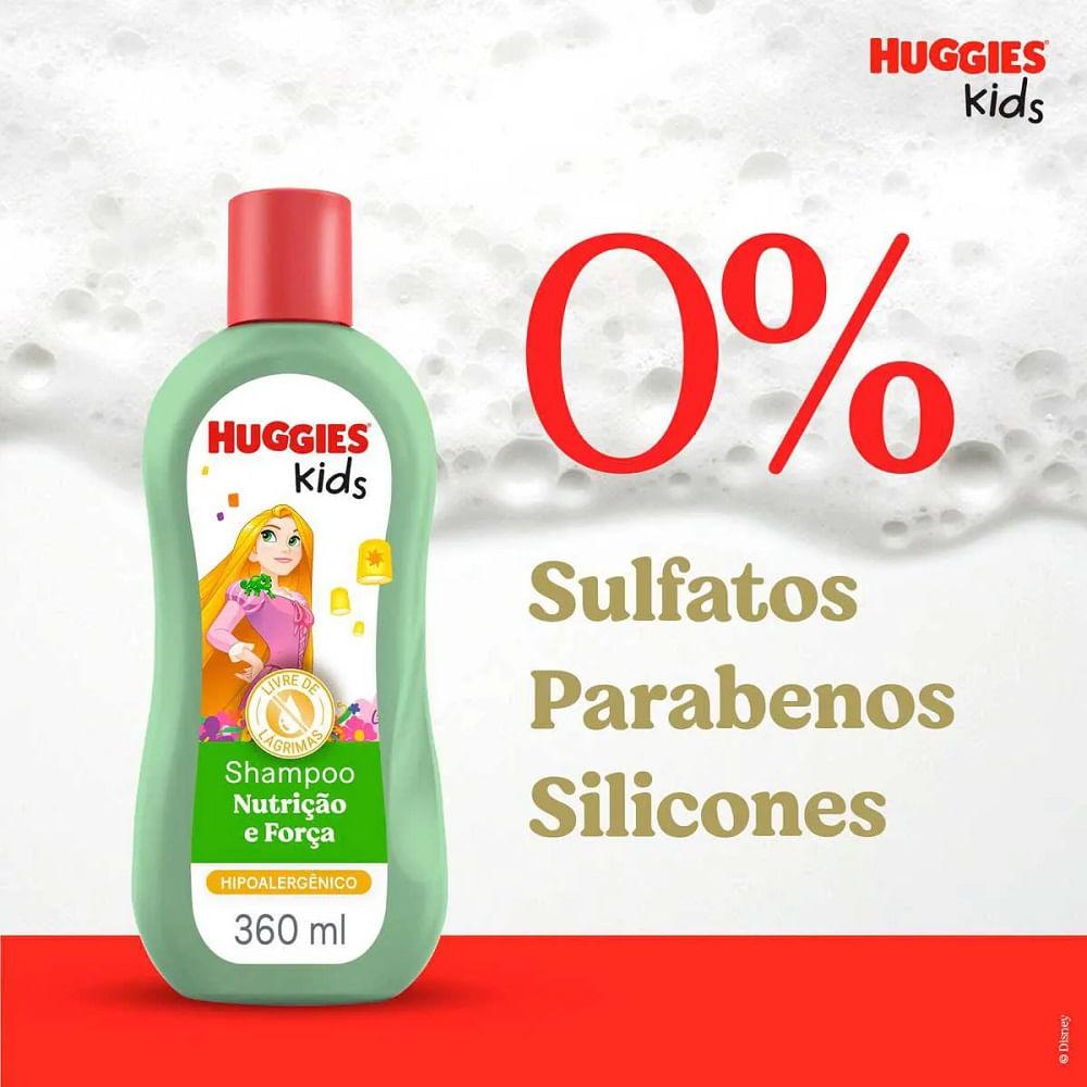 Shampoo Huggies Kids Nutrição e Força Rapunzel 360ml - 3
