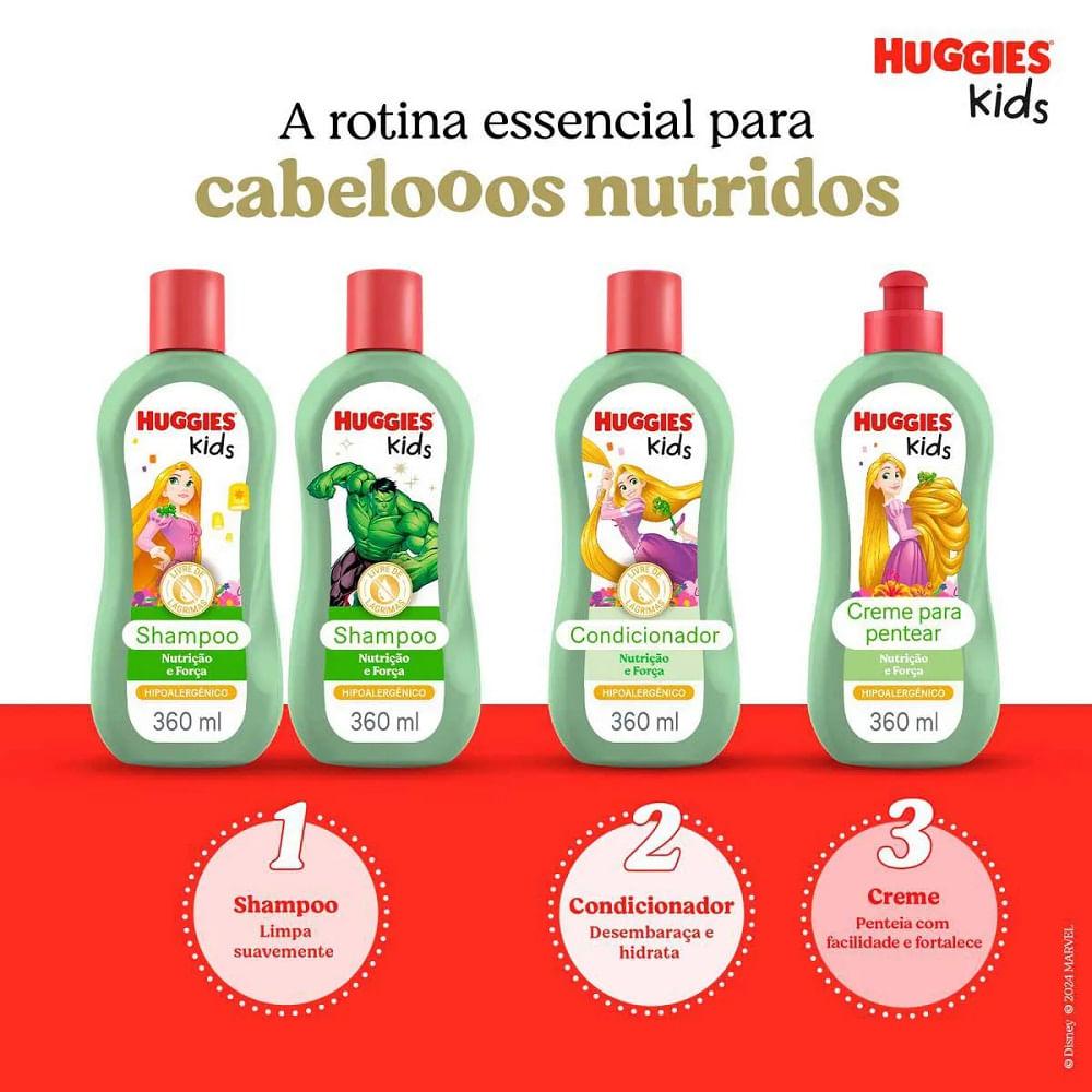 Shampoo Huggies Kids Nutrição e Força Rapunzel 360ml - 6