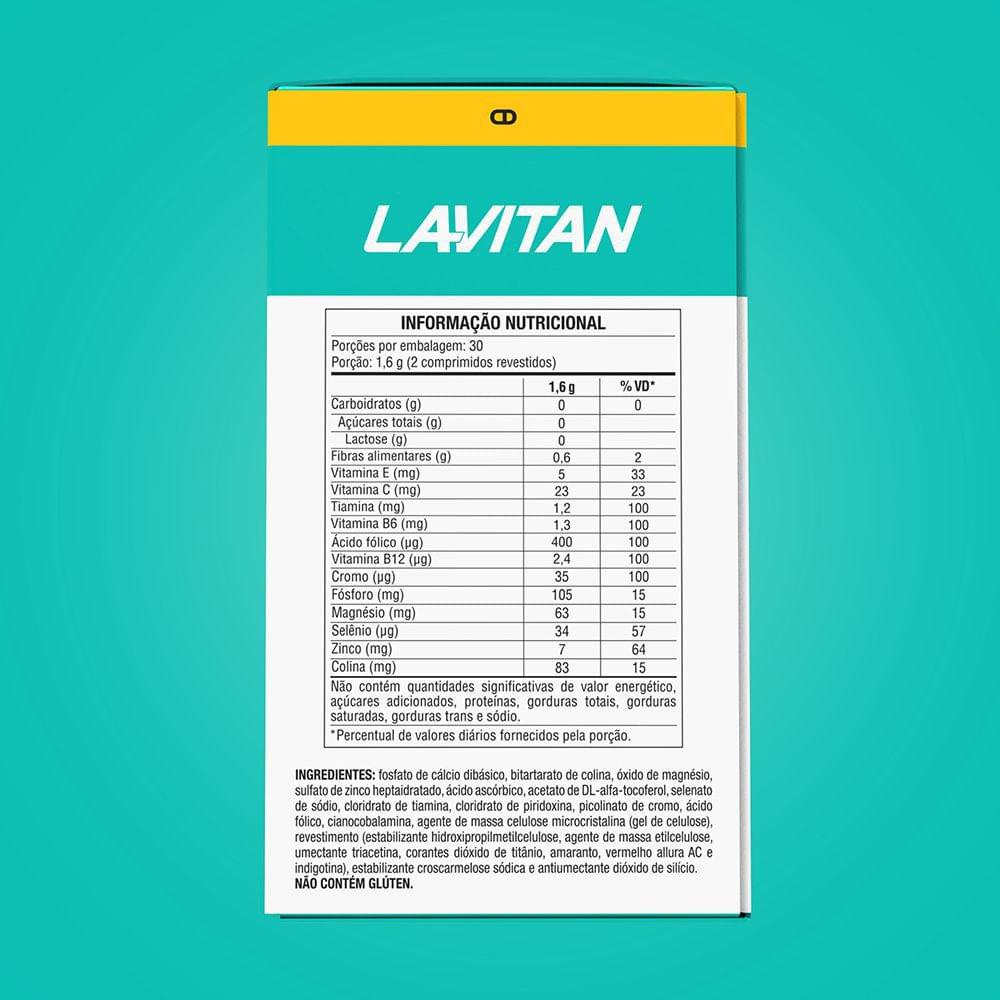 Suplemento Alimentar Lavitan Memo Neuro Com 60 Comprimidos - 3