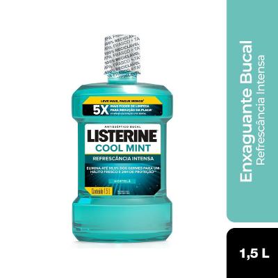 Enxaguante Bucal Listerine Cool Mint Refrescância Intensa 1,5L