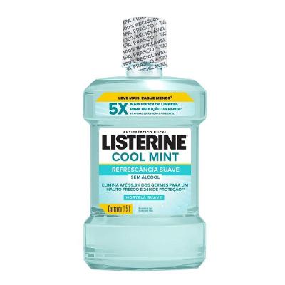Enxaguante Bucal Listerine Cool Mint Refrescância Intensa 1,5L