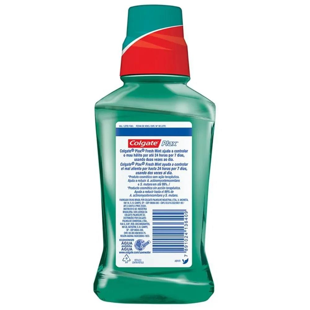 Enxaguante Bucal Colgate Plax Fresh Mint 250ml - 3