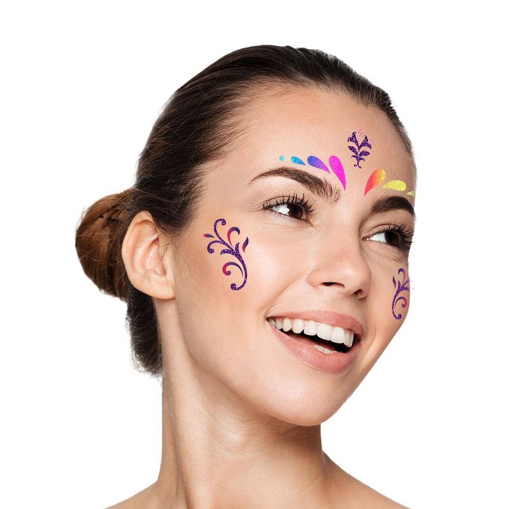 Tatuagem de Pele Decorativa 1 Ciranda Mágica 20 Unidades Carnaval - 2