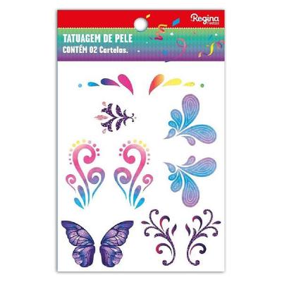 Tatuagem de Pele Decorativa 1 Ciranda Mágica 20 Unidades Carnaval