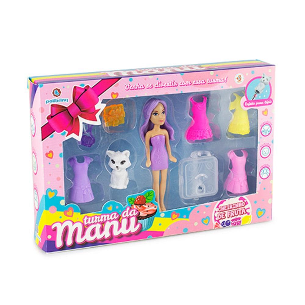 Boneca Polibrinq Turma Da Manu Sortido - 1