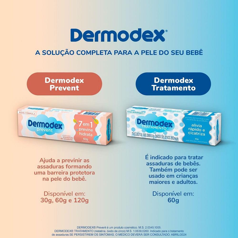 Creme para prevenção de assaduras dermodex prevent 60g - 5