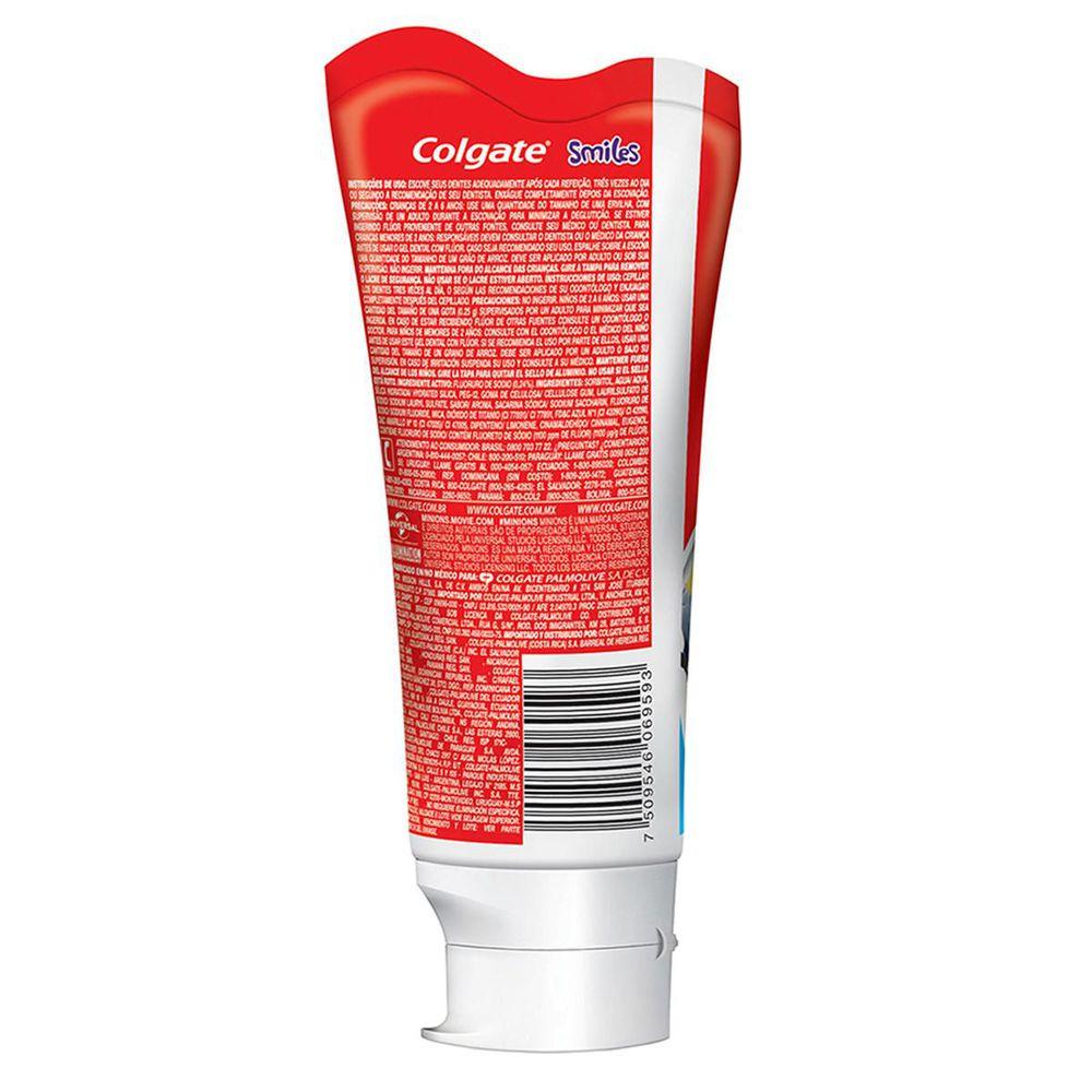 Gel Dental Colgate Kids Smiles Minions 100g - 2