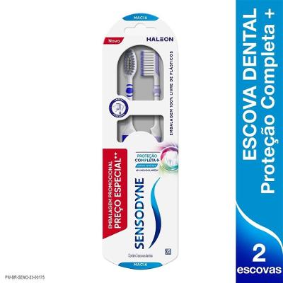 Escova Dental Sensodyne Proteção Completa 2 Unidades