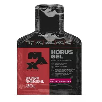 Pré Treino Max Titanium Horus Gel Sabor Frutas Vermelhas 30g