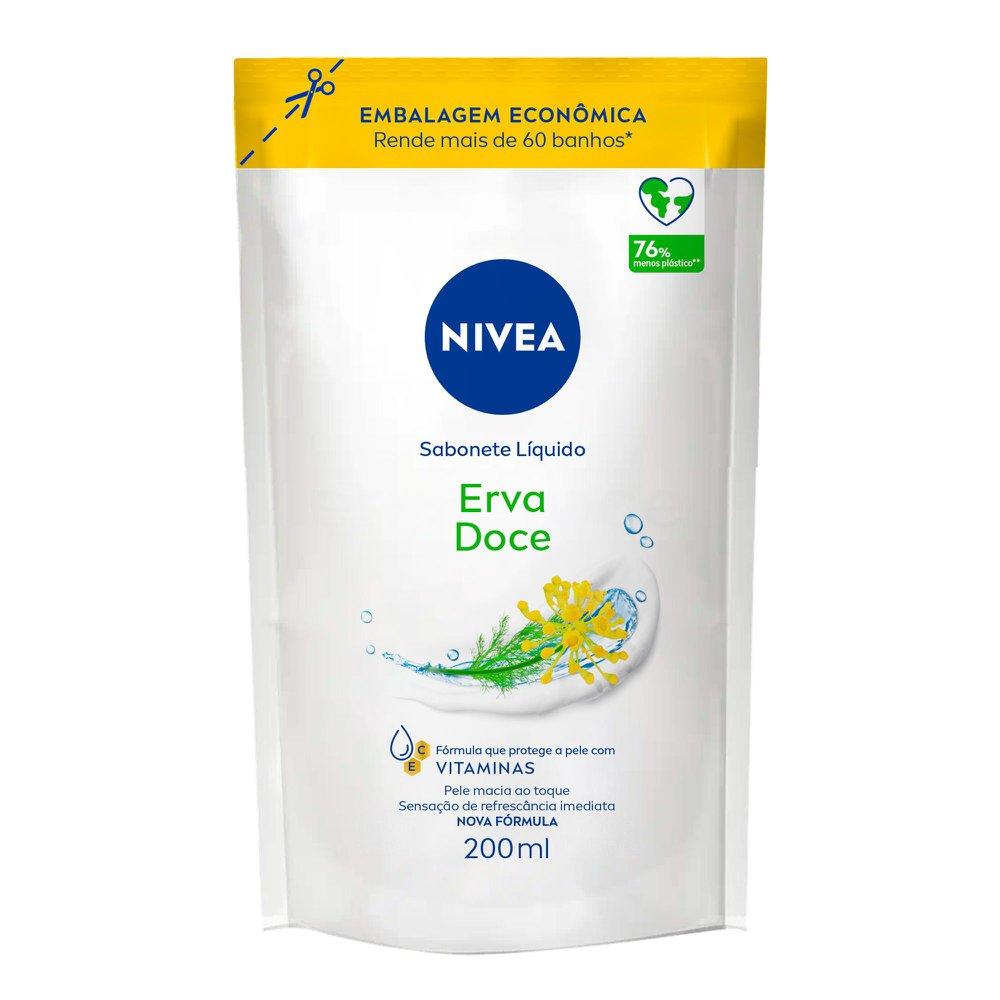 Sabonete Líquido Nivea Erva Doce Refil 200ml - 1