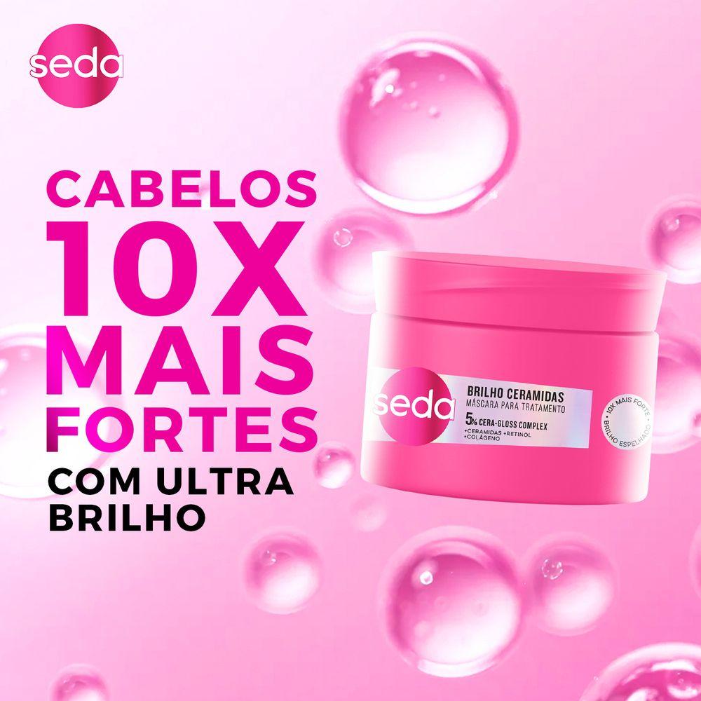 Máscara de Tratamento Seda Brilho Ceramidas 300g - 4