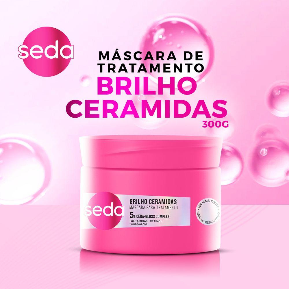Máscara de Tratamento Seda Brilho Ceramidas 300g - 7