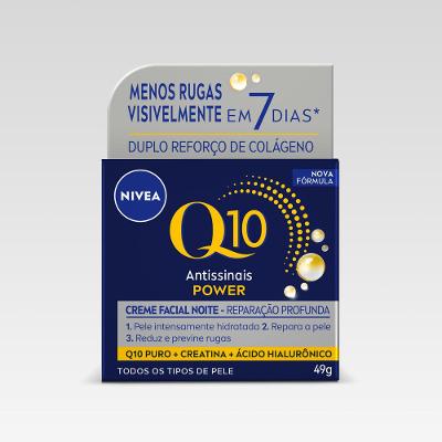 Creme Facial Nivea Antissinais Noite Q10 Power 49g