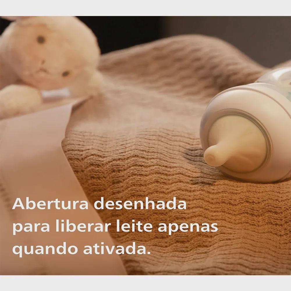 Mamadeira Philips Avent 260ml Pétala n°3 Transparente - 3