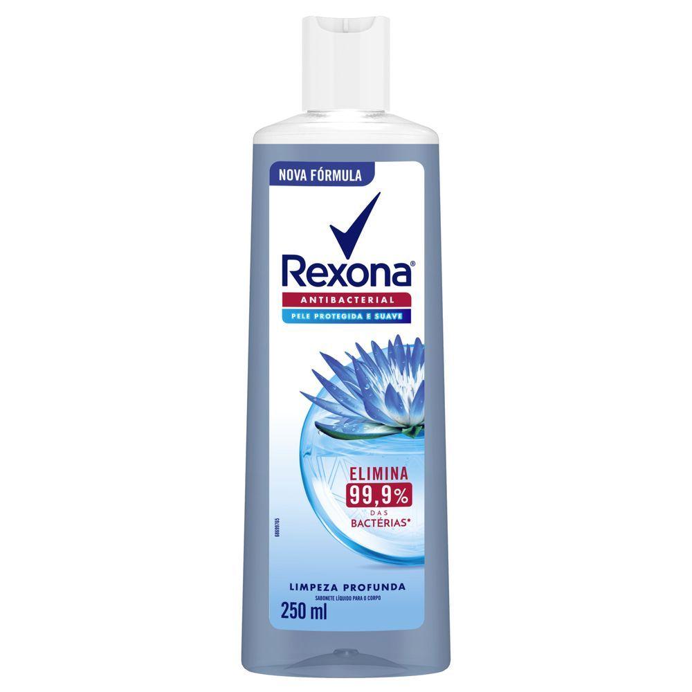 Sabonete Líquido Rexona Antibacterial Limpeza Profunda 250ml - 1