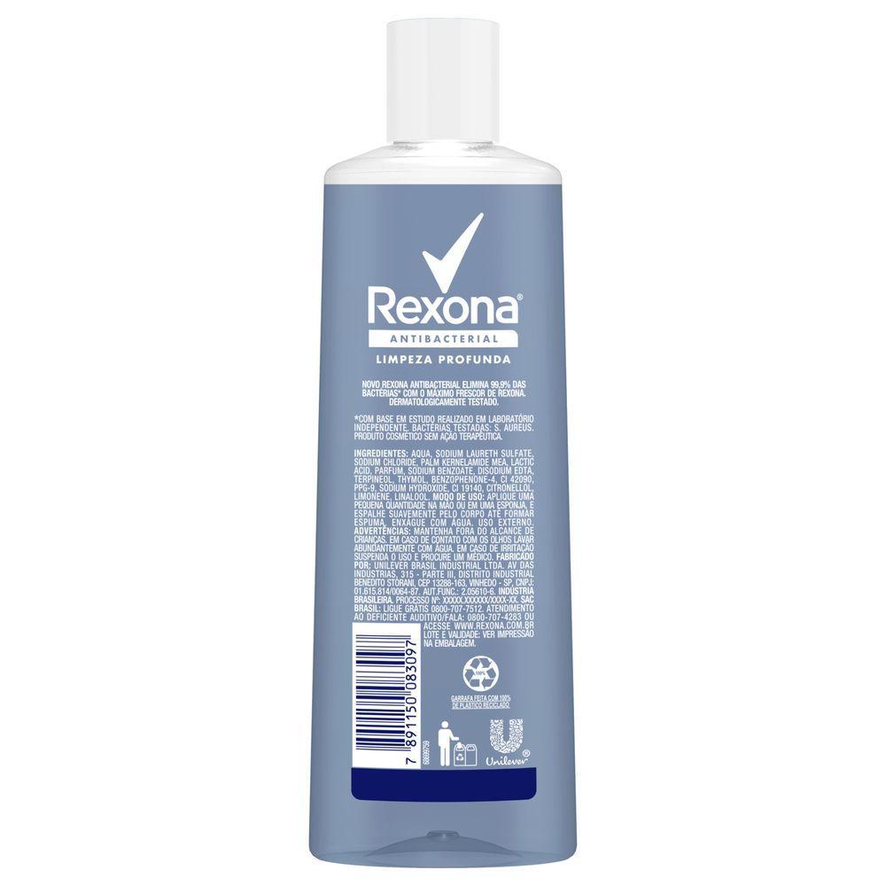 Sabonete Líquido Rexona Antibacterial Limpeza Profunda 250ml - 2