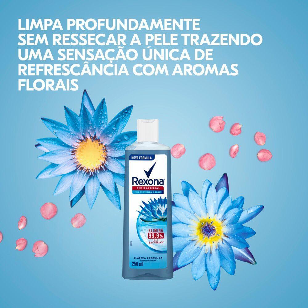 Sabonete Líquido Rexona Antibacterial Limpeza Profunda 250ml - 5