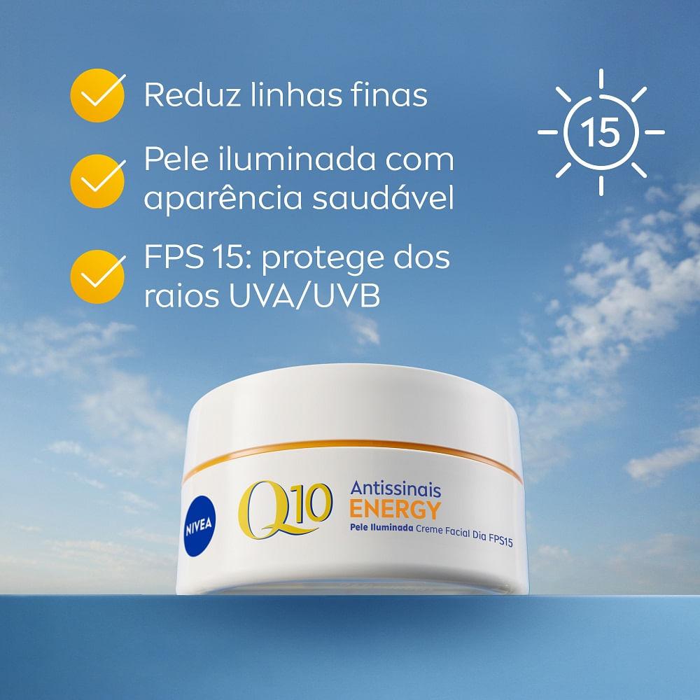 Creme Facial Antissinais Q10 Energy Dia Fps15 Nivea 50g - 4