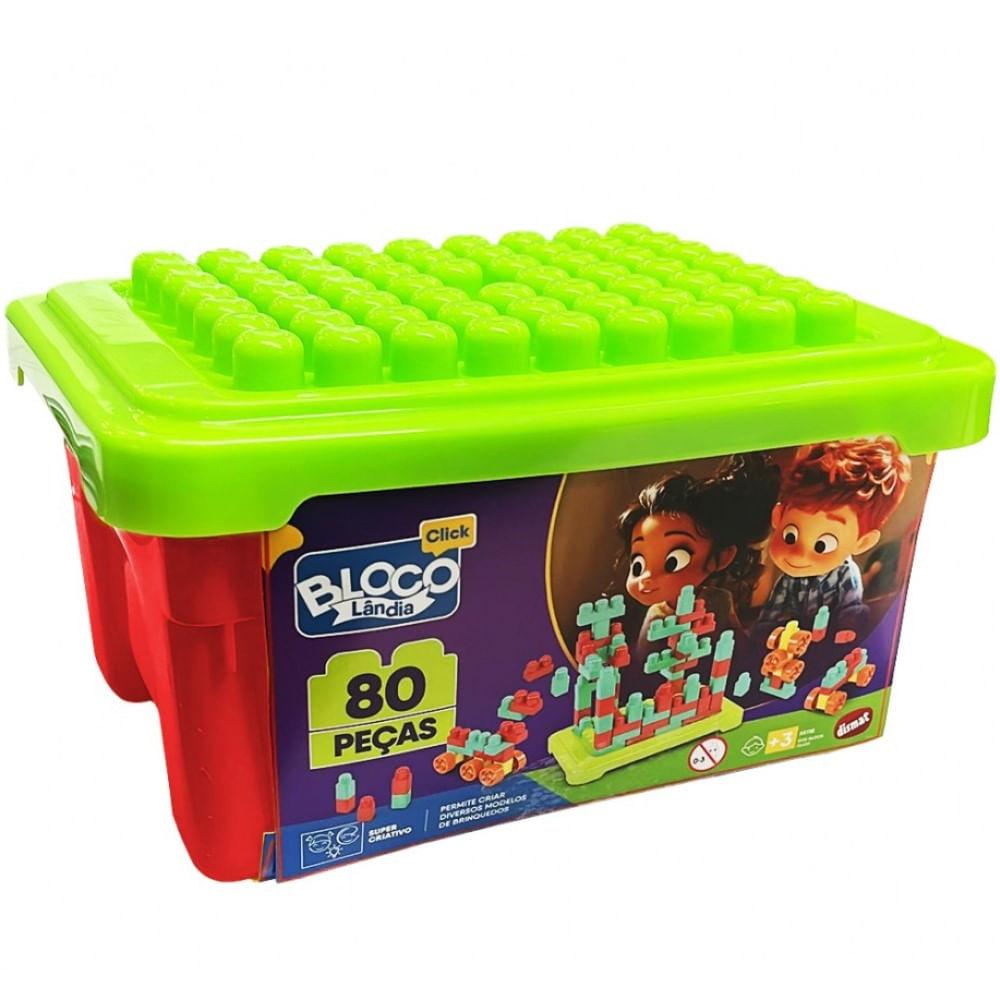 Box Block Click Dismat 80 Peças - 1