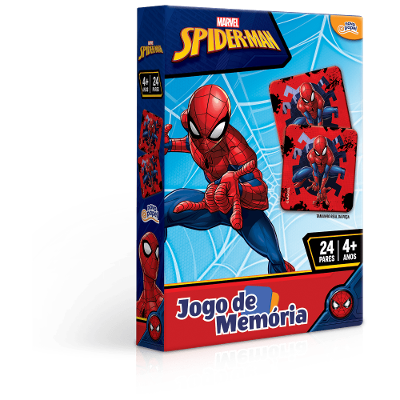 Jogo da Memória Novo Papel Homem Aranha