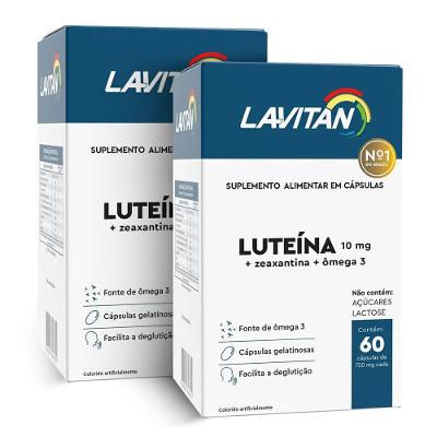 Kit 2 Lavitan Luteína 60 Cápsulas