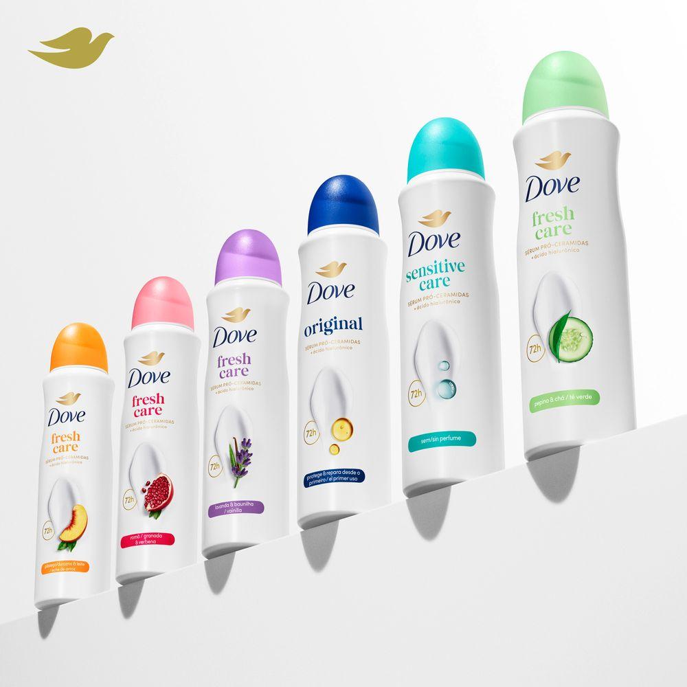 Desodorante Antitranspirante Aerosol Dove Original 250ml - 6