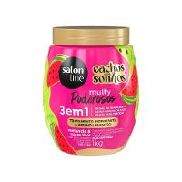 Creme Salon Line 3 Em 1 Cachos dos Sonhos Multy Poderosos Melancia 1kg - 1