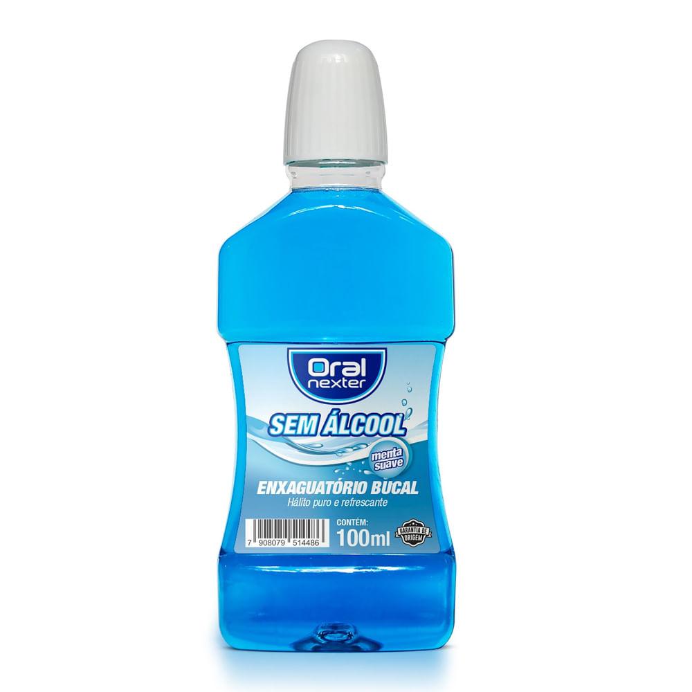 Enxaguante Bucal Oral Nexter Menta Suave Sem Álcool 100ml - 1