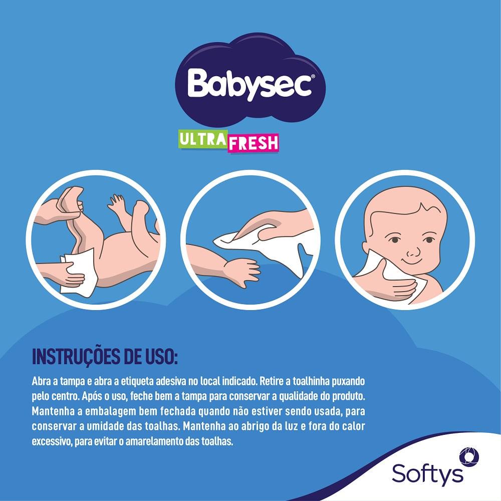Lenço Umedecido Babysec Galinha Pintadinha Ultrafresh 192 Unidades - 4
