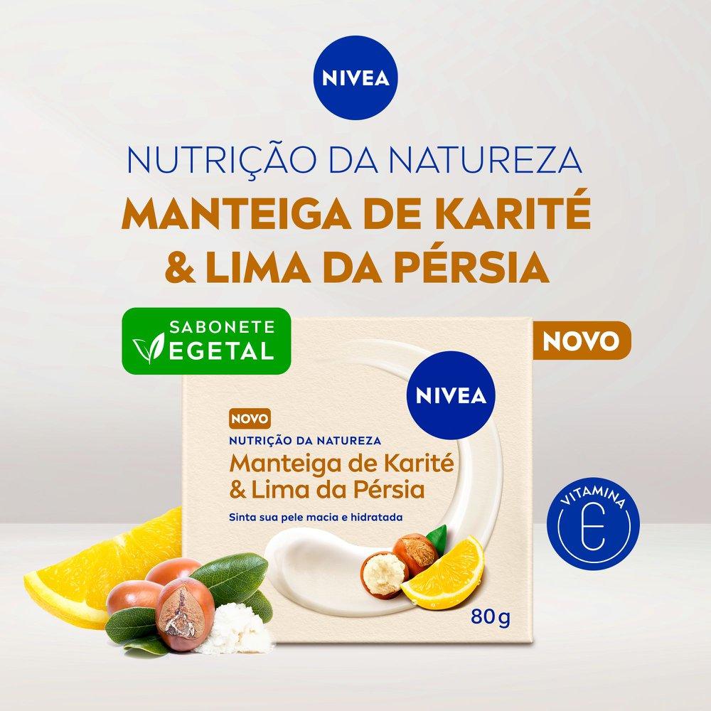 Sabonete Vegetal Nivea Nutrição da Natureza Manteiga de Karité & Lima da Pérsia 80g 6 Unidades - 2