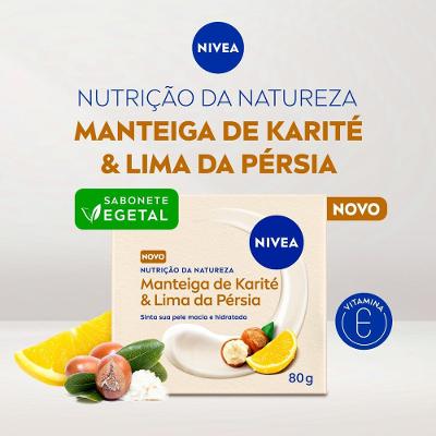 Sabonete Nivea Nutrição da Natureza Manteiga de Karité e Lima da Pérsia 80g