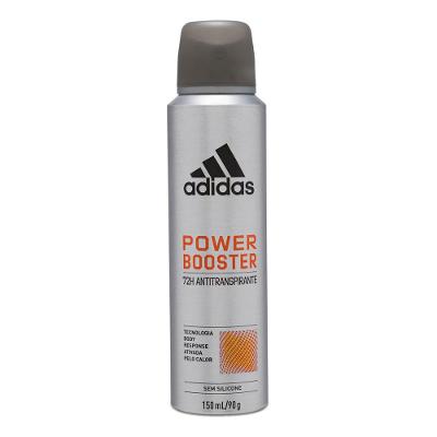Desodorante Antitranspirante Aerosol Adidas Power Booster Masculino 150ml