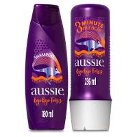 Shampoo Aussie 180ml + Creme de Tratamento 236ml Bye Bye Frizz - Kit - 1
