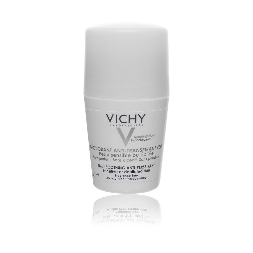 Desodorante 48h Vichy Peles Sensíveis Roll-On 50ml - 1