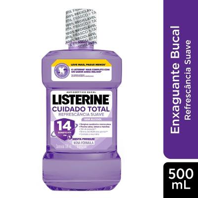 Enxaguante Bucal Listerine Cuidado Total  Zero  500ml