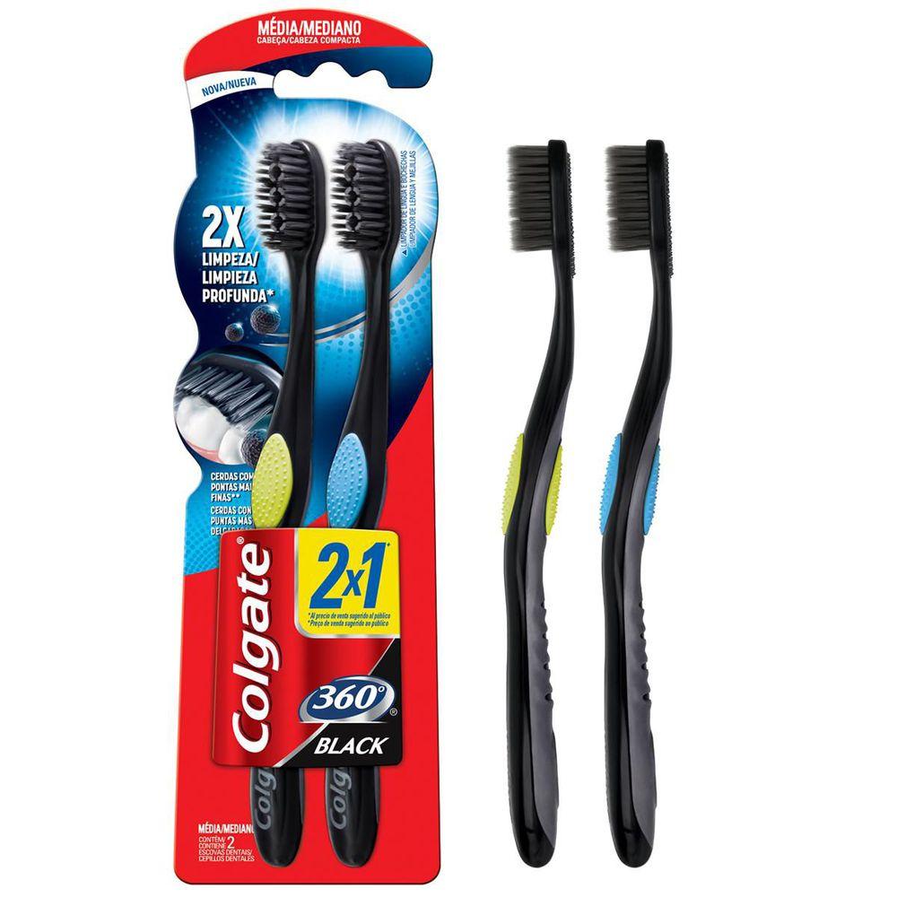 Escova Dental Colgate 360° Black Leve2 Pague1 - 1