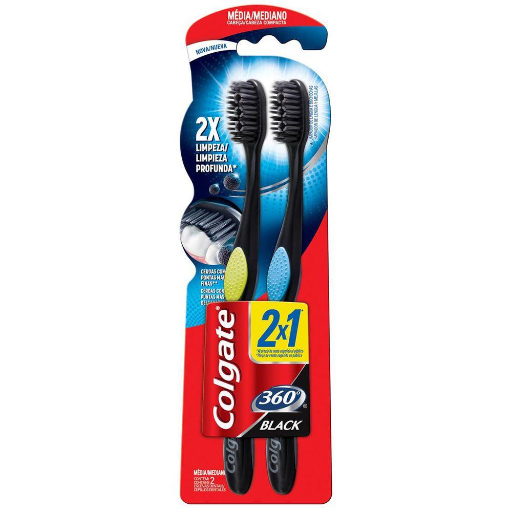 Escova Dental Colgate 360° Black Leve2 Pague1 - 2