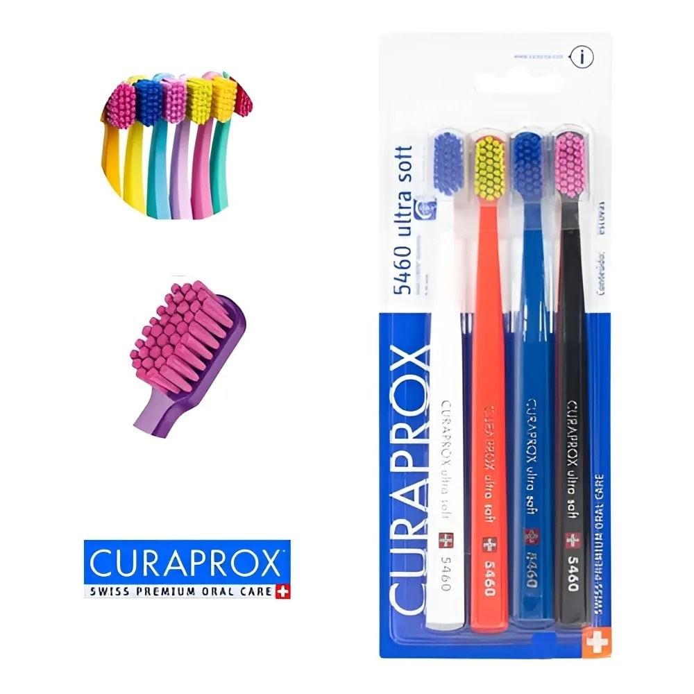 Kit Escova de Dente Curaprox Ultra Soft com 4 Unidades - 5460F - 2