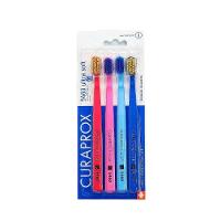 Kit Escova de Dente Curaprox Ultra Soft com 4 Unidades - 5460F - 1