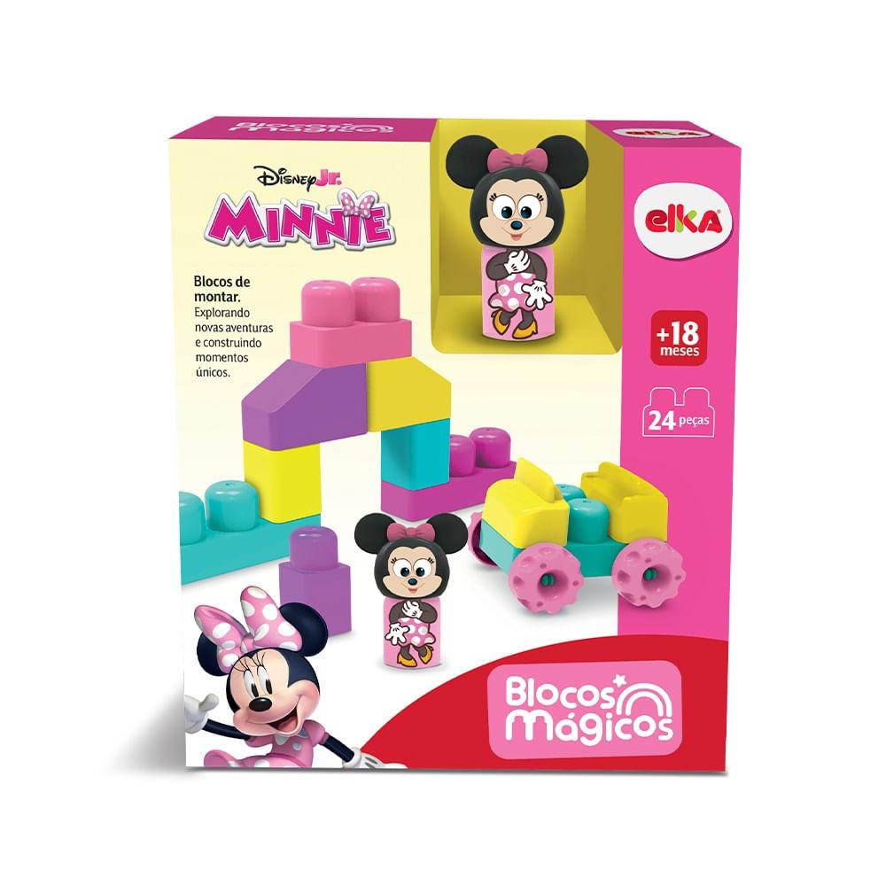 Blocos Mágicos de Montar Minnie Elka 24 Peças - 1
