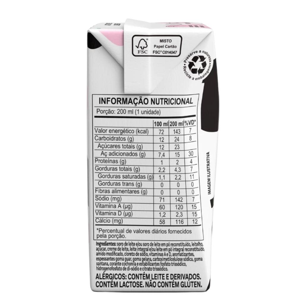 Bebida Láctea Pirakids Milky Moo Chicletin Sabor Groselha 250ml - 2