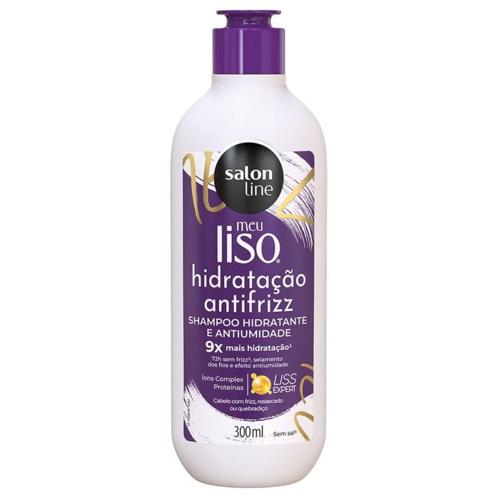 Kit Salon Line Liso Antifrizz Hidratação Shampoo 300ml + Condicionador 200ml - 3