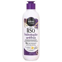 Kit Salon Line Liso Antifrizz Hidratação Shampoo 300ml + Condicionador 200ml - 4