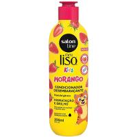 Kit Salon Line Meu Liso Kids Morango Shampoo 300ml + Condicionador 200ml - 5