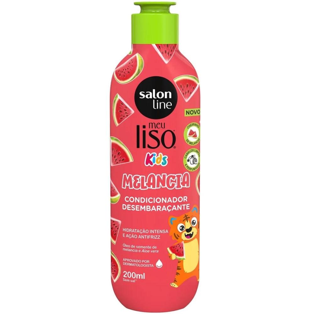 Kit Salon Line Meu Liso Kids Melancia Shampoo 300ml + Condicionador 200ml - 9